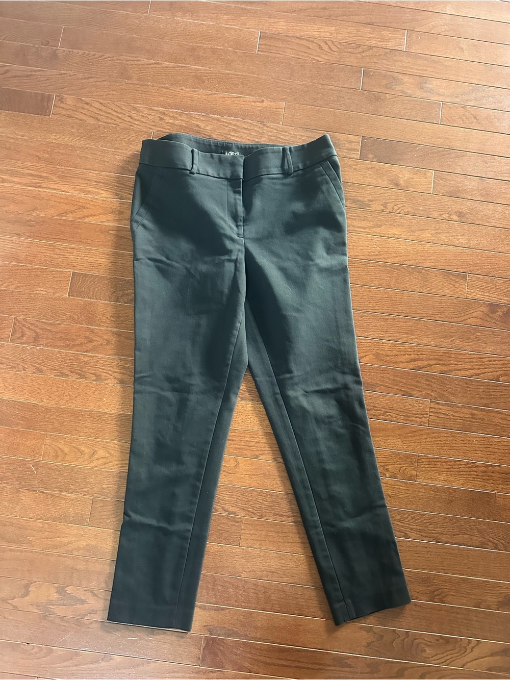 LOFT Black Slim Trousers